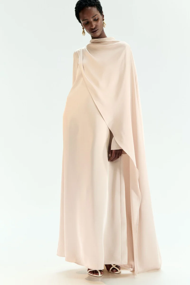 اتش اند ام فستان قفطان بتصميم كيب